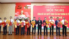 Quảng Ngãi điều động, luân chuyển nhiều cán bộ chủ chốt cấp xã