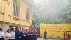 Dâng hương tưởng niệm Tổng Bí thư Trần Phú
