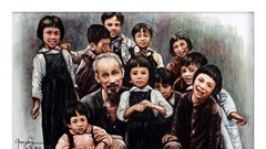 55 tác phẩm đặc biệt từ “Tấm lòng của họa sĩ Việt kiều với Bác Hồ”