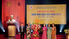 Đại học Văn hóa Hà Nội kỷ niệm 42 năm Ngày Nhà giáo Việt Nam