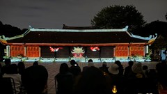 Đêm Văn Miếu - Quốc Tử Giám cuốn hút với “Sử đá lưu danh”