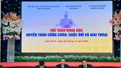Hội thảo khoa học “Huyền Trân công chúa: cuộc đời và giai thoại”