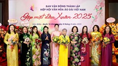 Ban Vận động Hiệp hội Văn hóa Áo dài Việt Nam chính thức ra mắt