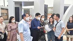 Phó Thủ tướng Mai Văn Chính “chấm điểm” tiến độ thi công các đơn vị tham gia Triển lãm Thành tựu đất nước