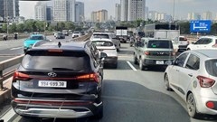 Cầu Nhật Tân đến đường Võ Chí Công: Vẫn ùn tắc, ngập nước từ tháng 9 sang tháng 10