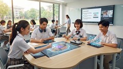 Hàng nghìn học sinh vùng khó khăn có cơ hội tiếp cận mô hình trường học thông minh, AI