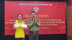 Trịnh Thu Vinh được Bộ Công an khen thưởng trước khi lên đường dự Olympic