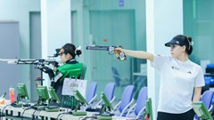 Động viên, khích lệ đội tuyển Bắn súng trước khi lên đường dự Olympic