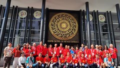 Trung tâm Văn hoá Việt Nam tại Pháp tiếp “lửa” cho các VĐV dự Olympic Paris