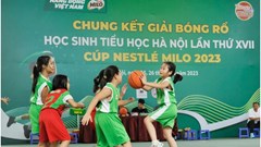 100 trường tiểu học dự Giải bóng rổ học sinh Hà Nội