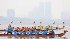 Quảng bá di sản Hà Nội qua Giải bơi chải thuyền rồng Hà Nội mở rộng