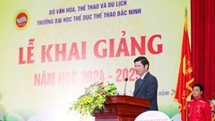 Trường Đại học TDTT Bắc Ninh khai giảng năm học mới