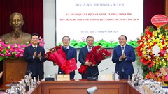 Lễ trao Quyết định của Thủ tướng Chính phủ điều động, bổ nhiệm hai Thứ trưởng Bộ VHTTDL