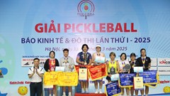 Kết thúc Giải Pickleball Báo Kinh tế & Đô thị lần thứ I