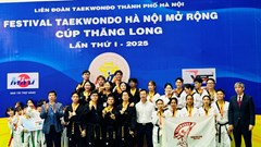 Hơn 1.000 võ sĩ tham dự Festival Taekwondo Hà Nội mở rộng – Cúp Thăng Long