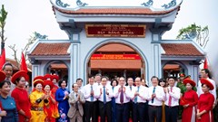 Khánh thành Khu lưu niệm Trưởng Ban Thường trực Quốc hội Bùi Bằng Đoàn