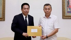 Phó Chủ tịch LĐBĐ Thái Lan tới VFF xin lỗi về sự cố hiển thị sai Quốc kỳ Việt Nam