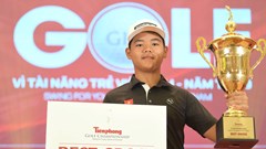 Tay golf 15 tuổi Nguyễn Trọng Hoàng lần đầu vô địch Tiền Phong Golf Championship