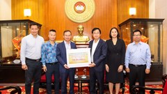 Đoàn Thể thao Việt Nam ủng hộ đồng bào bão lũ hơn 116 triệu đồng