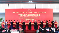 Khai trương Trung tâm Báo chí Đại hội XIV của Đảng