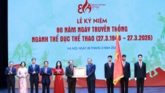 Cục TDTT Việt Nam đón nhận Huân chương Lao động hạng Nhất