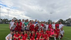 U15 nữ Việt Nam chia điểm với U15 Queensland Maroon tại Australia