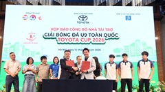 35 đội tranh tài tại Giải bóng đá U9 toàn quốc Toyota Cup 2026
