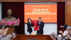 Công bố quyết định bổ nhiệm Thứ trưởng Bộ VHTTDL Nguyễn Huy Dũng