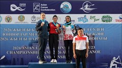 Diệp Thị Hương giành 3 HCV tại giải canoeing trẻ châu Á 2026