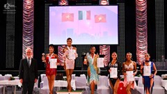 Khánh Thi dẫn dắt học trò thi đấu thành công tại Giải dancesport quốc tế
