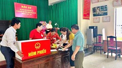 Thanh Hóa diễn tập quy trình bỏ phiếu bầu cử