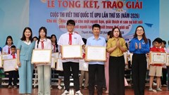Thanh Hóa: Gần 119.000 bài dự thi viết thư UPU
