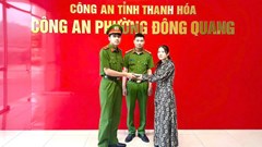 Nhặt được túi xách chứa 75 triệu đồng, chiến sĩ công an lập tức tìm người đánh rơi