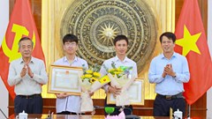 Thanh Hóa vinh danh học sinh giành 4 huy chương Olympic quốc tế 
