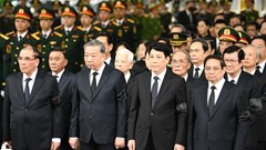 Lễ viếng trọng thể nguyên Chủ tịch nước Trần Đức Lương