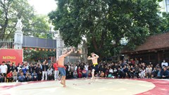 Tinh thần thượng võ ở sới vật đình Mai Động 