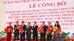 Công bố các Nghị quyết, Quyết định về sáp nhập đơn vị hành chính tỉnh Khánh Hoà (mới)