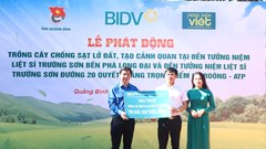 Quảng Bình trồng 6.500 cây xanh tại 2 ‘địa chỉ đỏ’ 
