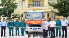 Đồng Hới cử nhân viên cây xanh ra hỗ trợ Hà Nội, Hải Phòng khắc phục sau bão số 3