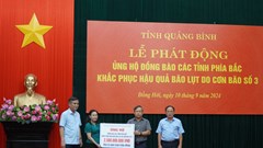 Ủng hộ 2,8 tỉ đồng giúp đồng bào các tỉnh phía Bắc khắc phục hậu quả cơn bão số 3