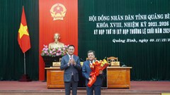 Ông Trần Phong được bầu giữ chức Chủ tịch UBND tỉnh Quảng Bình