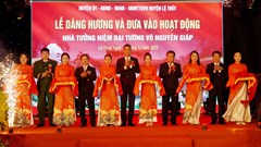 Khánh thành Nhà tưởng niệm Đại tướng Võ Nguyên Giáp