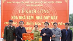 Hơn 1.550 hộ nghèo, hộ cận nghèo được hỗ trợ xóa nhà tạm, nhà dột nát
