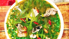 Đến biển Nhật Lệ thưởng thức canh xương rồng cá đuối