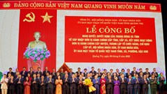 Lễ công bố các nghị quyết, quyết định của tỉnh Quảng Trị (mới)