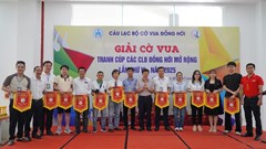 400 kỳ thủ cùng tranh tài tại Giải Cờ vua tranh cúp các CLB Đồng Hới mở rộng lần thứ 6