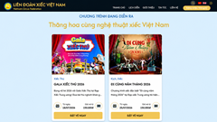 Mua vé xem xiếc trực tuyến, chọn ghế và nhận mã QR ngay trên điện thoại