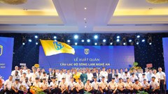 CLB Sông Lam Nghệ An tổ chức lễ xuất quân mùa giải 2024 - 2025