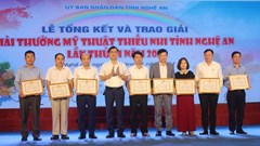 32 tác phẩm đoạt giải tại Giải thưởng Mỹ thuật thiếu nhi tỉnh Nghệ An năm 2024