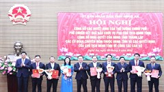 Công bố quyết định bổ nhiệm lãnh đạo các sở, ngành sau sáp nhập